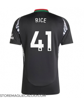 Arsenal Declan Rice #41 Maglia Gara Trasferta Repliche 2024-25